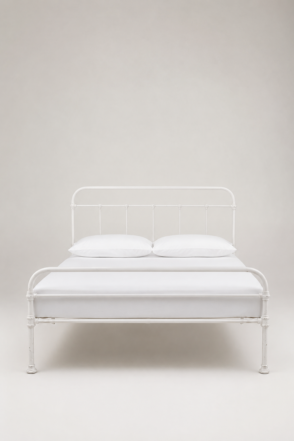 Lit Fer Forgé Blanc — 160x200cm